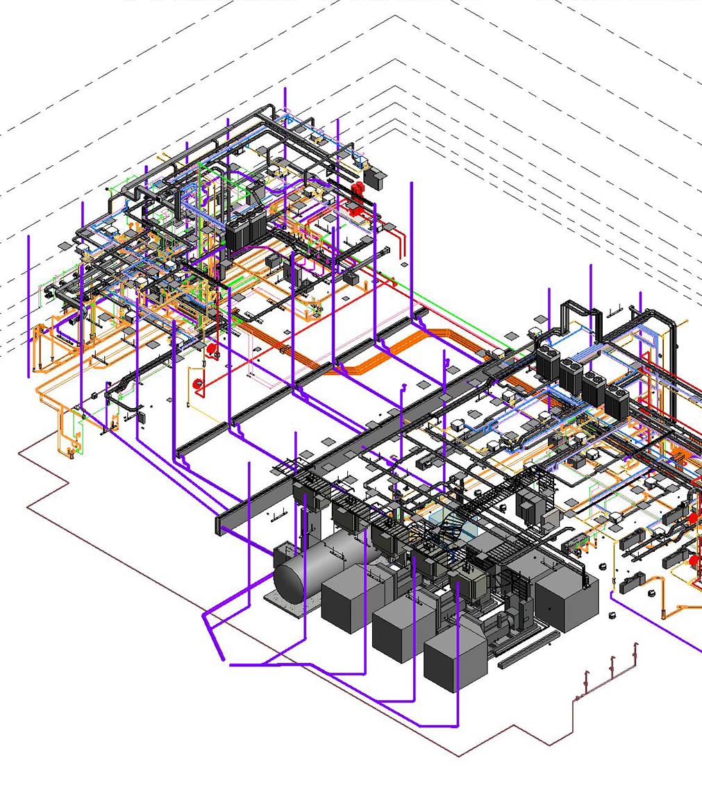 BIM Projects | Data Centers, MEP Plant Rooms & Complex Facilities